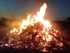 New Year bonfire